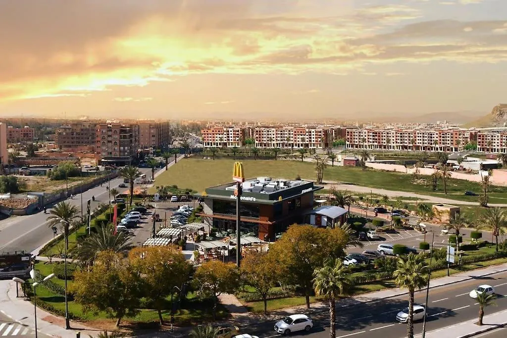 Daire Spacious 2 Bedroom Flat With Wi-Fi, Pool And Parking Marakeş Fas