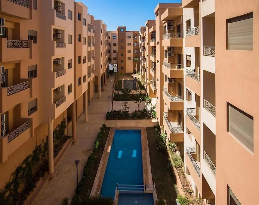 Spacious 2 Bedroom Flat With Wi-Fi, Pool And Parking Marakeş Daire